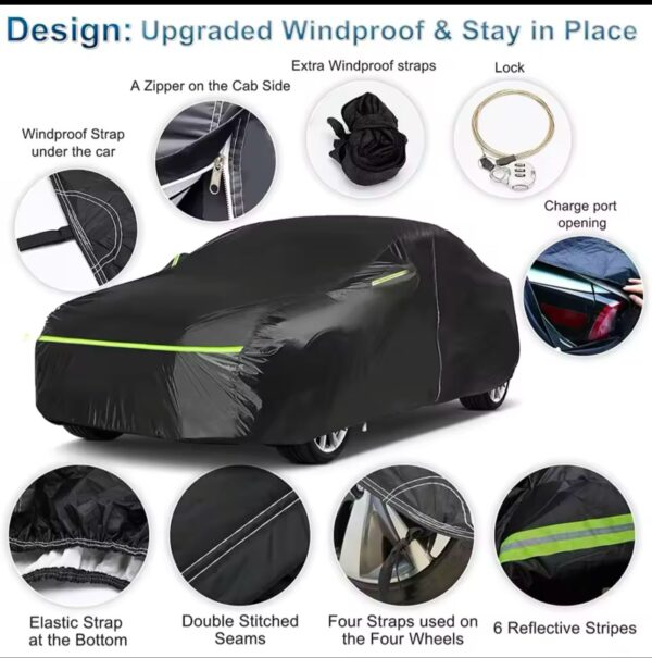 Black Car Cover