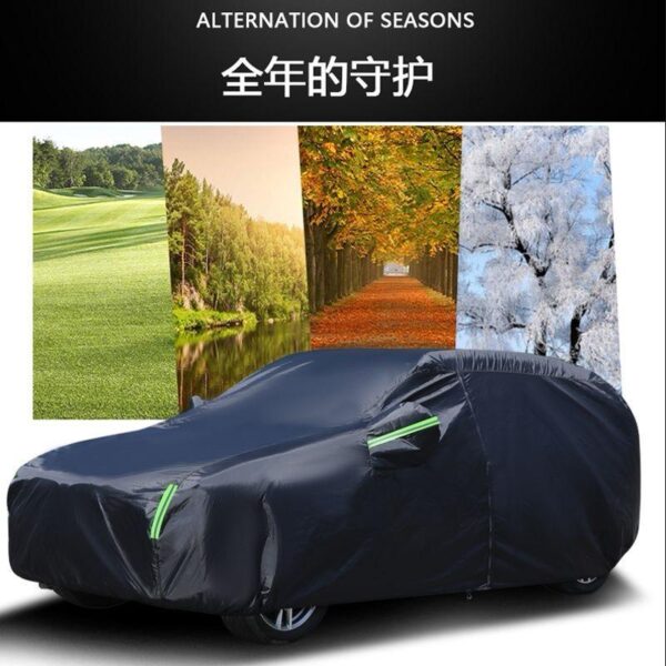 Black Car Cover