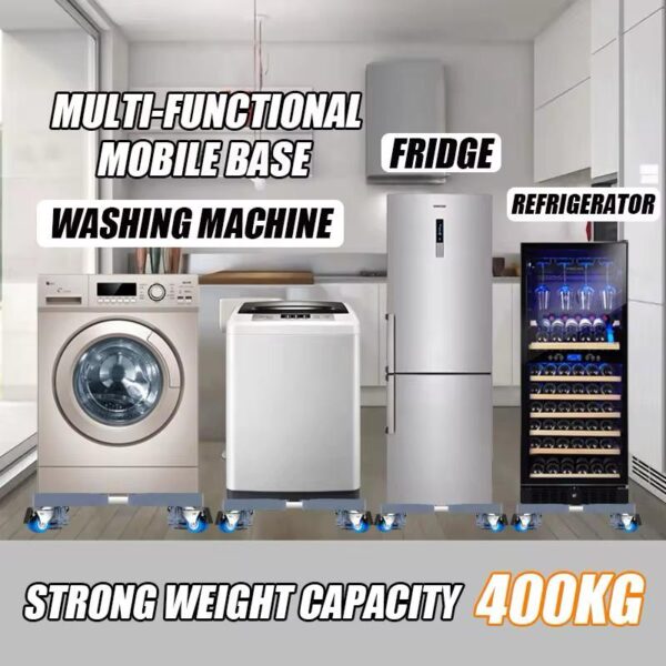 IMG-20241223-WA0854 HEAVY DUTY Adjustable Fridge/ Washing Machine base