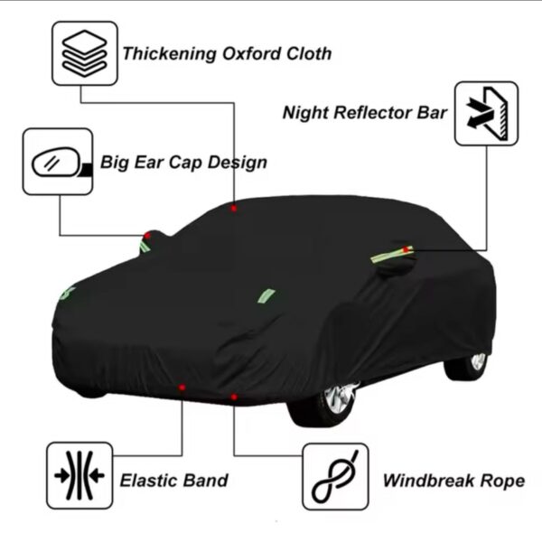 Black Car Cover