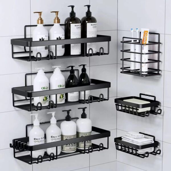 IMG-20250104-WA0165 6pcs set Shower caddy shelf/Bathroom organizer