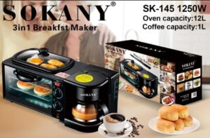 SOKANY.jpg Electric Breakfast maker 3 in 1