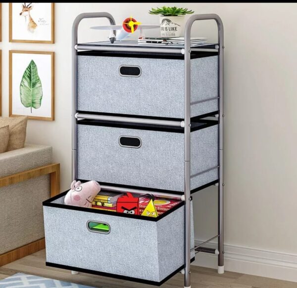 multipurpose storage rack with drawers