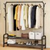 Cloth rack with wheels