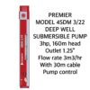 Premier submersible pump 1hp