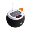 Mini bluetooth speaker with solar panel