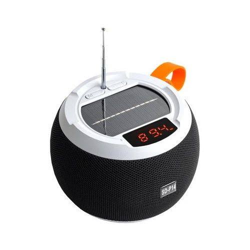 Mini bluetooth speaker with solar panel